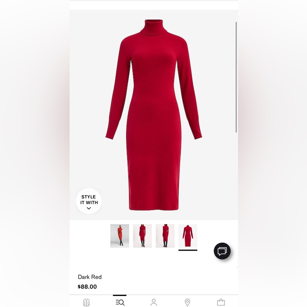 Express sweater dress - Picture 3 of 9